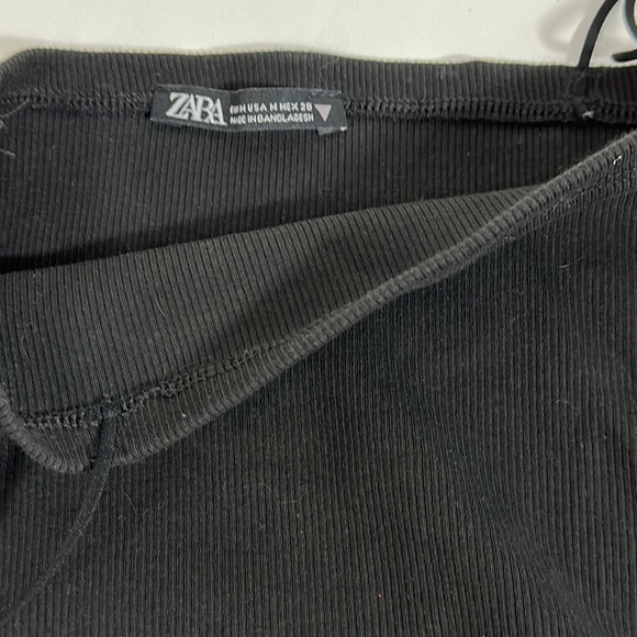 Zara crop tube top with elastic string straps - size M - Picture 4 of 4